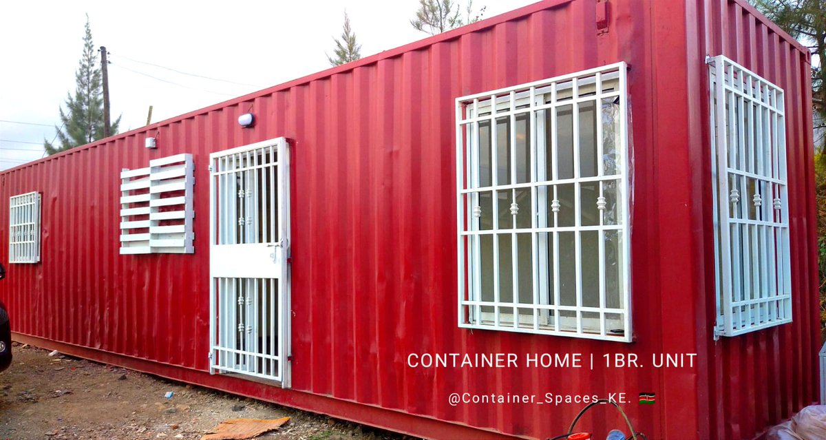 EdarnsLtd's tweet photo. #ContainerHome | 1BR. Self-Contained _ (Nrb.,KE) https://t.co/pxhu21Xm2L