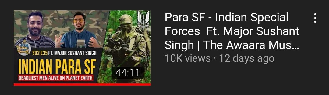 AwaaraMusaafir's tweet photo. 10,000 people have already watched this episode of #TheAwaaraMusaafirShow, have you? 😍😍

Link - https://t.co/Tbj3F1rUko

#ParaSF #IndianArmy #IndianArmyParaSf #ParaSFCommando #IndianPodcast #PodcastCommunity #Podcasts #ArmyPodcast https://t.co/CkA9rniXNn