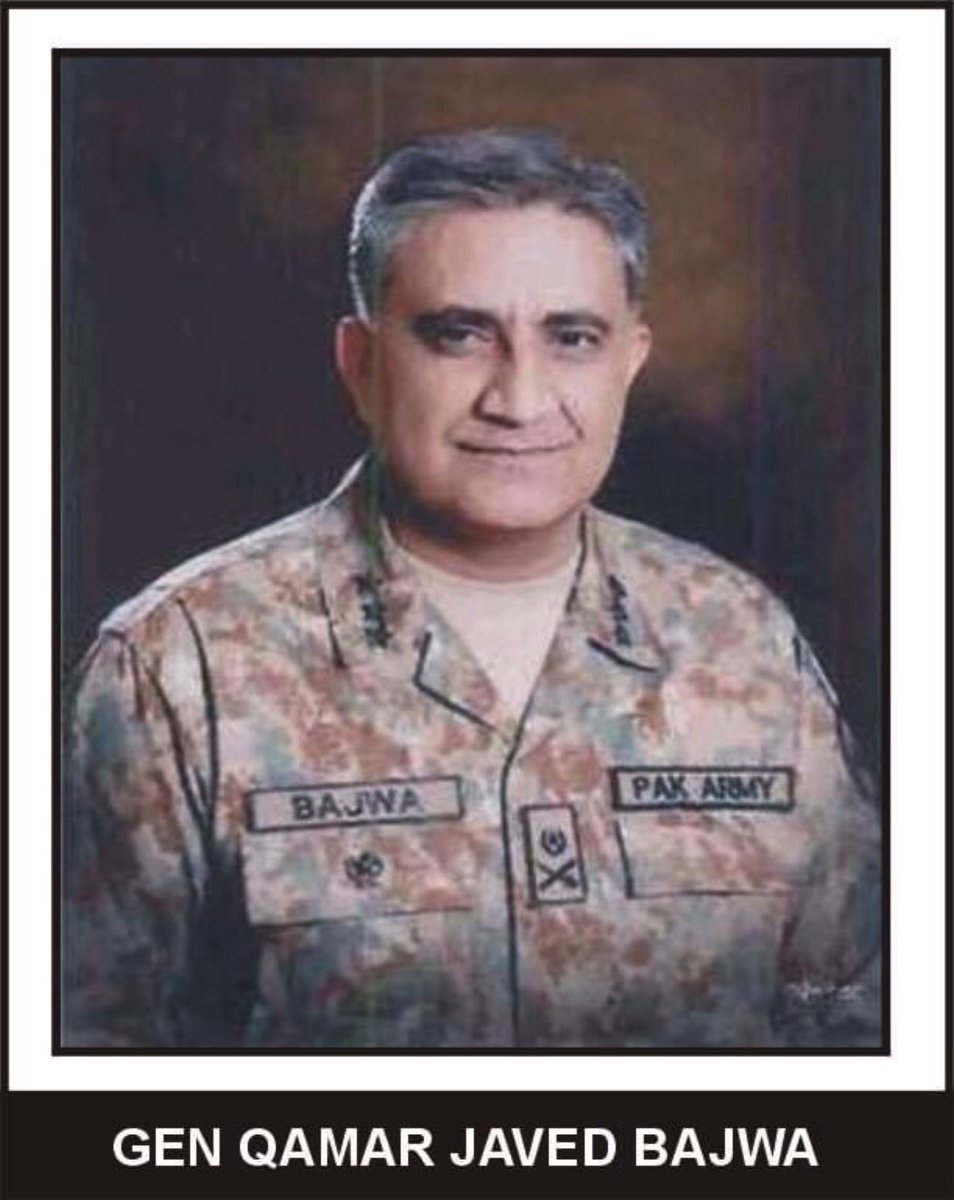 NailaMashhood's tweet photo. #mychief🇵🇰
Gen Qamar Javed Bajwa was commissioned in 16 Baloch Regiment on 24 October 1980. He is graduate of Canadian Forces Command and Staff College, (Toronto) Canada, Naval Post Graduate University, Monteray( California) USA, National Defence Univesity, Islamabd. 👇 https://t.co/VkSqrm8TVv
