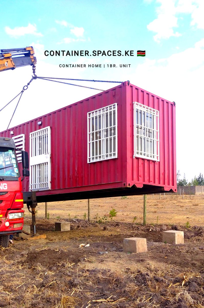 EdarnsLtd's tweet photo. Delivery | #Containerhome _ 1BR. Unit _ (Nrb.,KE) https://t.co/eXveQrdz78