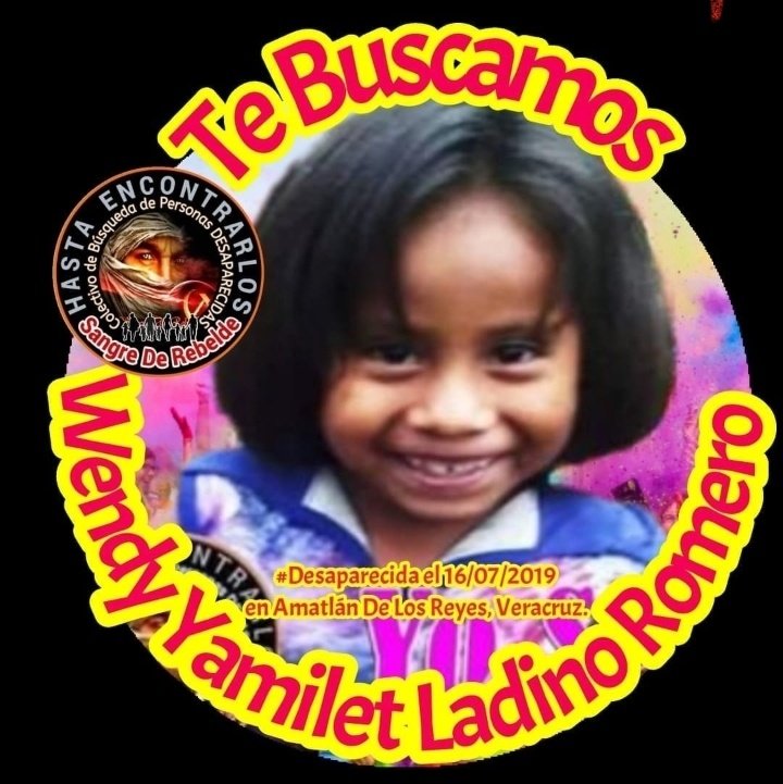 #TeBuscamosWendyYamiletLadinoRomero 
#Desaparecida el 16/07/2019
en #AmatlánDeLosReyes  #Veracruz 
Via <a href="/ElviraA31764306/">Elvira Andrade</a>
#RTsSolidarios 
<a href="/sangrederebelde/">🇲🇽 Colectivo De Búsqueda SangreDeRebelde🇲🇽</a> <a href="/Gabriel59092839/">Gabriela Diaz</a> <a href="/maria_cianci/">María de los ángeles. CAMILA TE ESTAMOS BUSCANDO</a> <a href="/RosaEsp69257274/">Rosa Esparza</a> <a href="/CeliaAcuaMoren1/">Celia Acuña Moreno</a> <a href="/SoniaSi43654895/">Sonia Silva. TE ESTAMOS BUSCANDO CAMILA.</a> <a href="/NormaGu10196522/">Norma Guadalupe Castro Navarro</a> <a href="/OlarteLeonor/">Leonor Olarte</a>