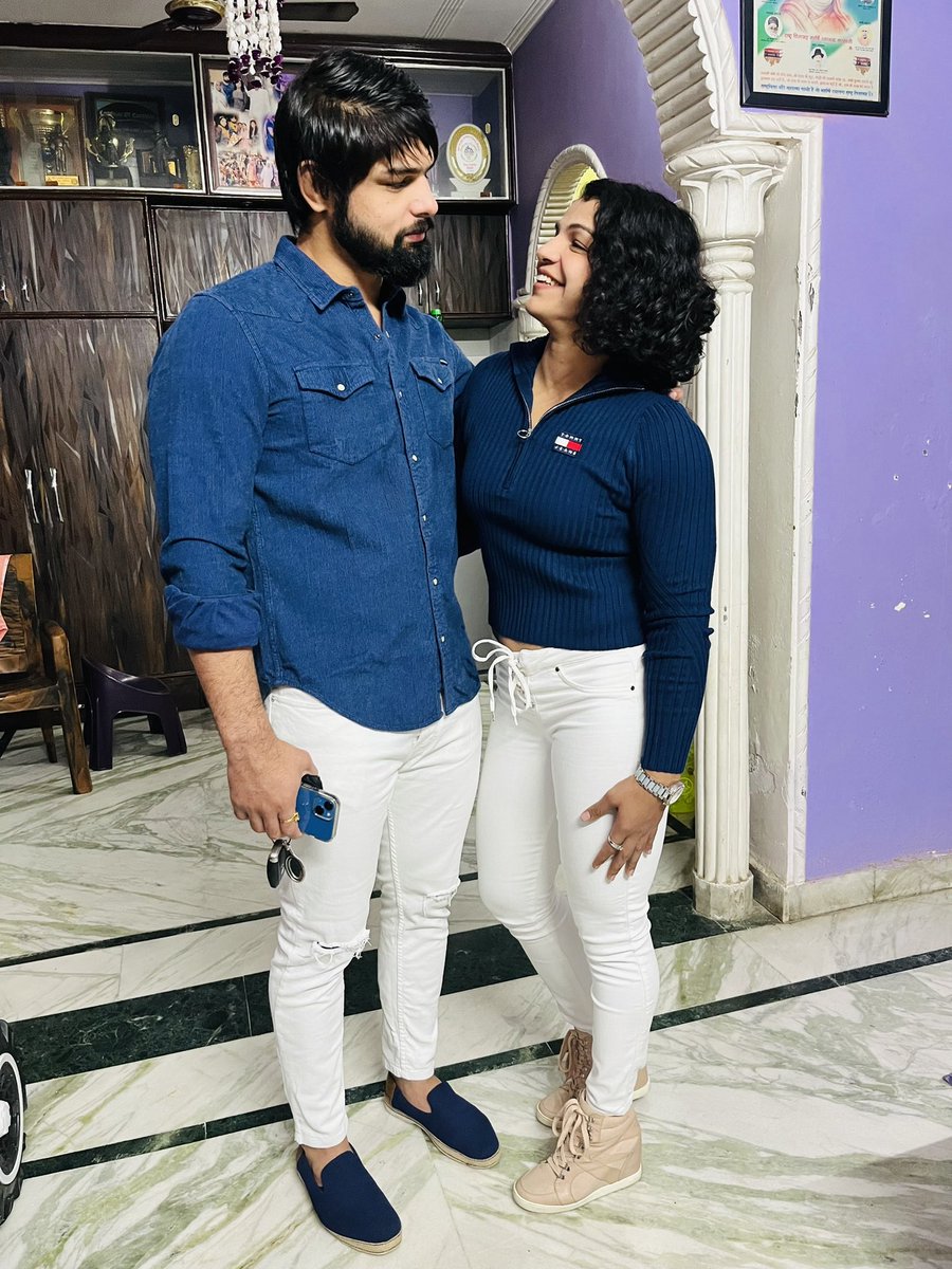 SakshiMalik's tweet photo. Candid click 😇 https://t.co/upV7Q4fPF5