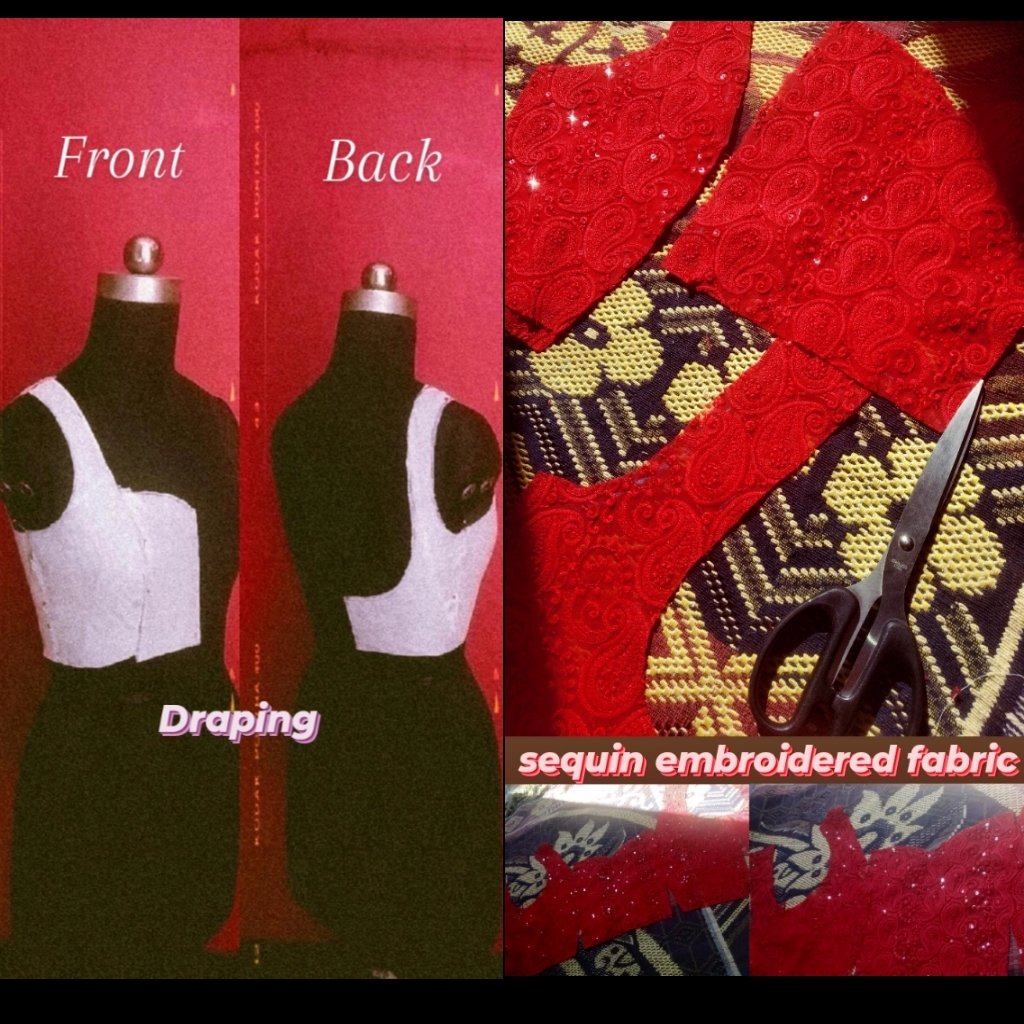 DebKoli's tweet photo. #fashion #draping #handmade #pattern #patternmaking #dummy #homestudio #smallbusiness #supportsmallbusiness #BTS #processing #indianwear https://t.co/Rw7r5woOpx