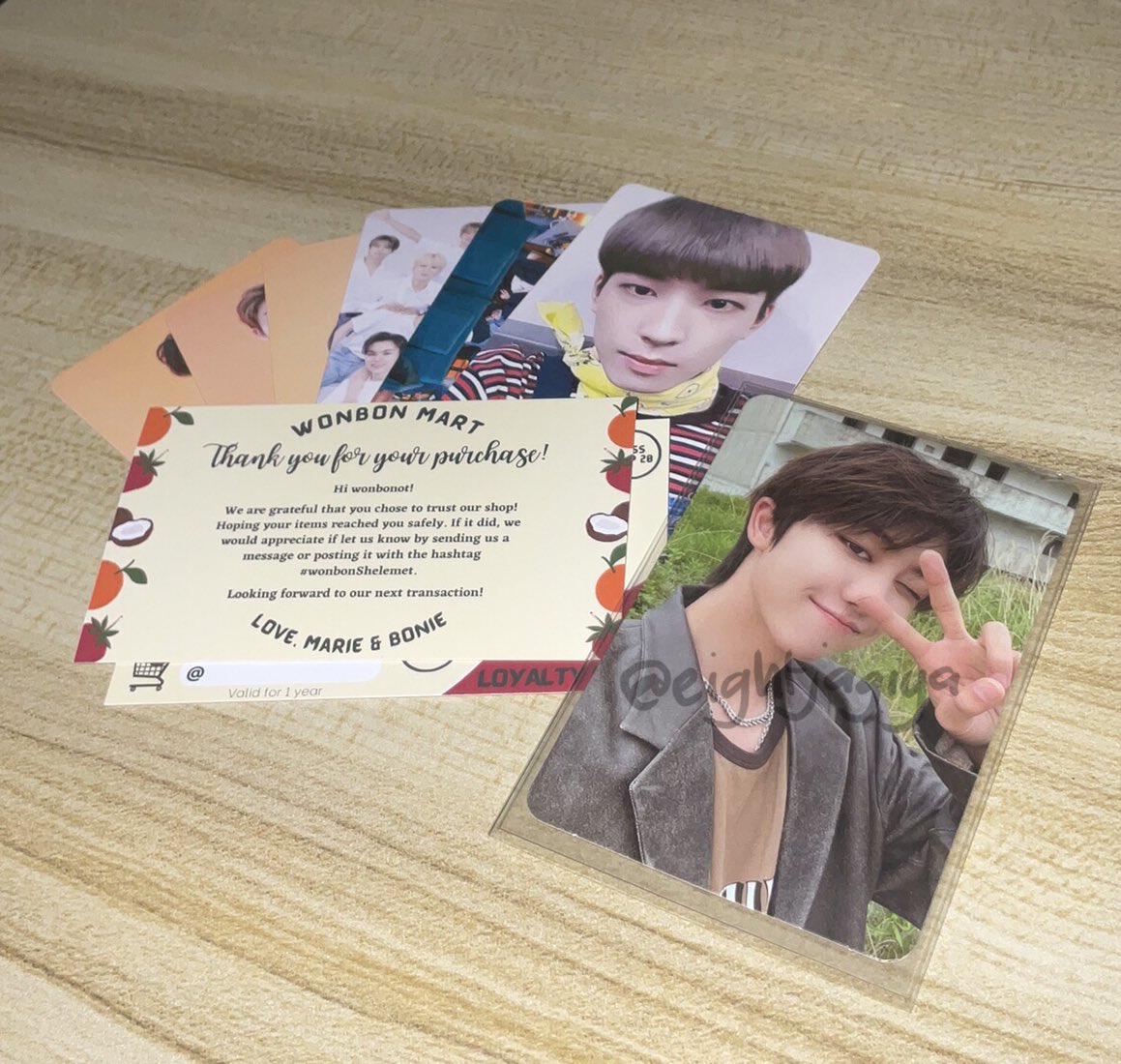 eightjagiya's tweet photo. ༘ #eightmails ⠀ ⠀ ⠀ ⠀
i forgot to post this >< , 2nd time transacting with u @wonbonmart thankyousomuch po again till next one <3 #wonbonShelemet! https://t.co/hvuX2BF70S