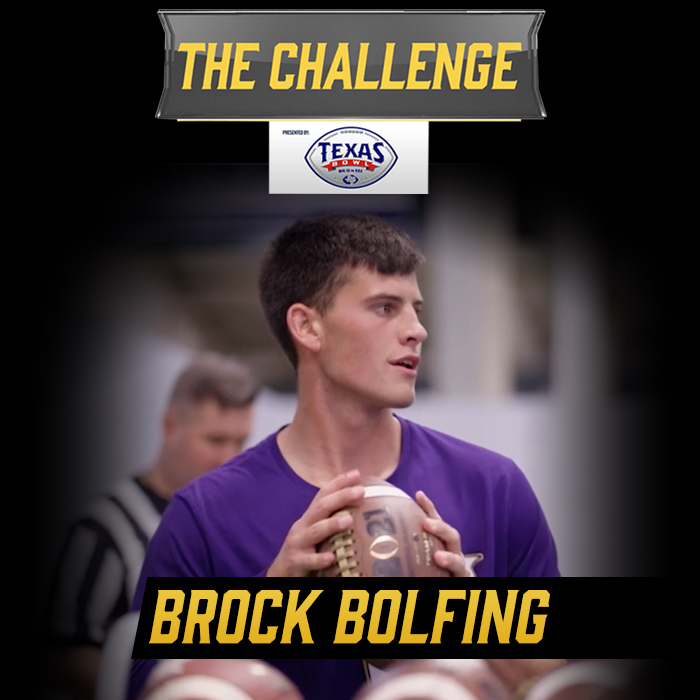 ihss_houston's tweet photo. Tomorrow @BrockBolfing of @MHSBearFB takes his turn in the qualifying round of The Challenge presented by @TexasBowl.
#ihss #txhsfb #HOUchallenge https://t.co/OK20KoWoi8