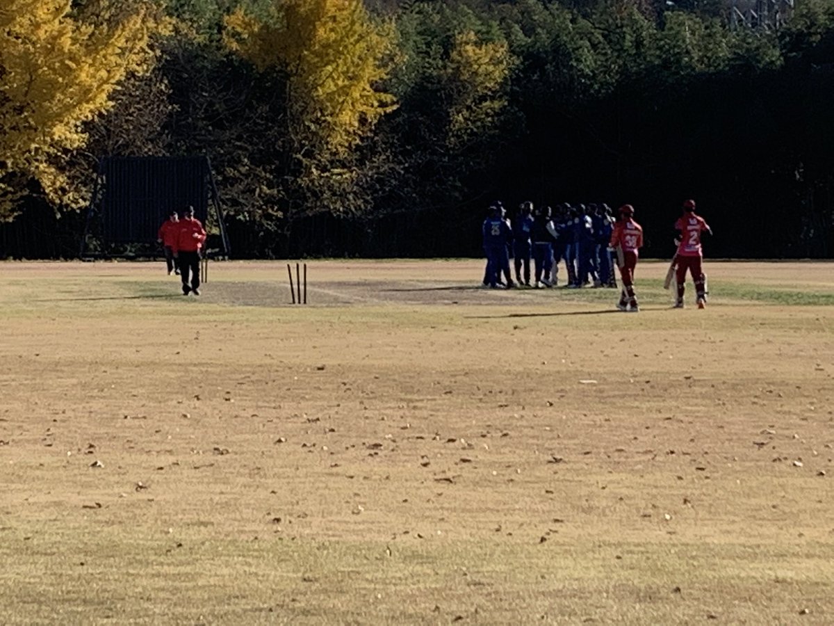 CricketJapan's tweet photo. Men In Blue 2nd XI win the JCL Division Two blaster bowling Tokyo Rangers all out for 101 to win by 66 runs! #JCL2 #JapanCricket #MIBvsRangers https://t.co/ciIzjIimx4
