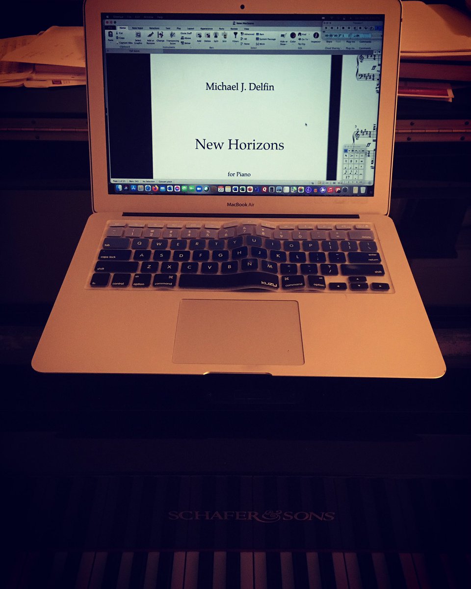 Exciting news!! My newest composition “New Horizons” for solo piano is now complete! It’s a tour de force and one of my favorite pieces so far. Looking forward to the premiere next year!!! #composer #pianistsofinstagram #pianist #newmusicalert #newmusicusa #cincinnati