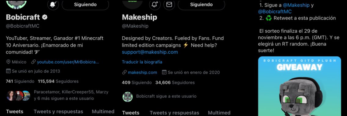jesusssssas7828's tweet photo. @BobicraftMC @Makeship @BobicraftMC @Makeship 1% de probabilidad 99% de fe xd https://t.co/tGAwCNkEFc