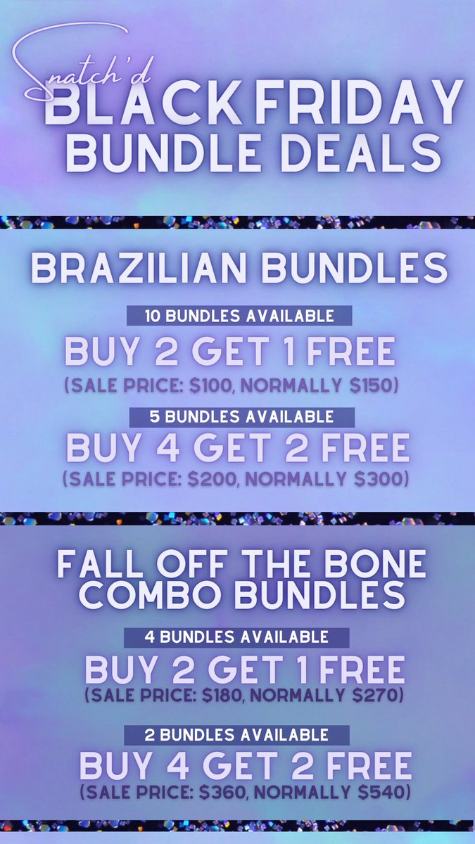 NoFuzzGiven's tweet image. LAST 24 HOURS to save with our Black Friday Bundles 🥳💖

• LIMITED AVAILABILITY •

Baldlikecaillou.com/blackfriday