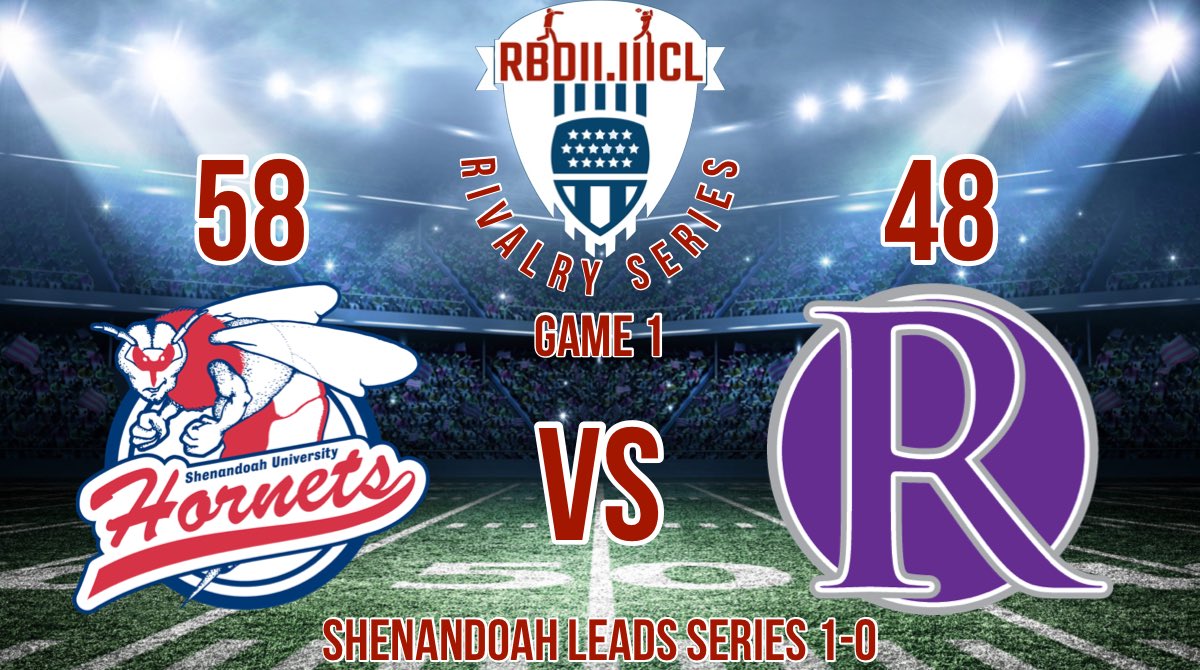 RBDII_IIICL's tweet image. In a brand new Rivalry Series between two newcomers, Shenandoah outlasts Rockford to take Game 1 of this series!