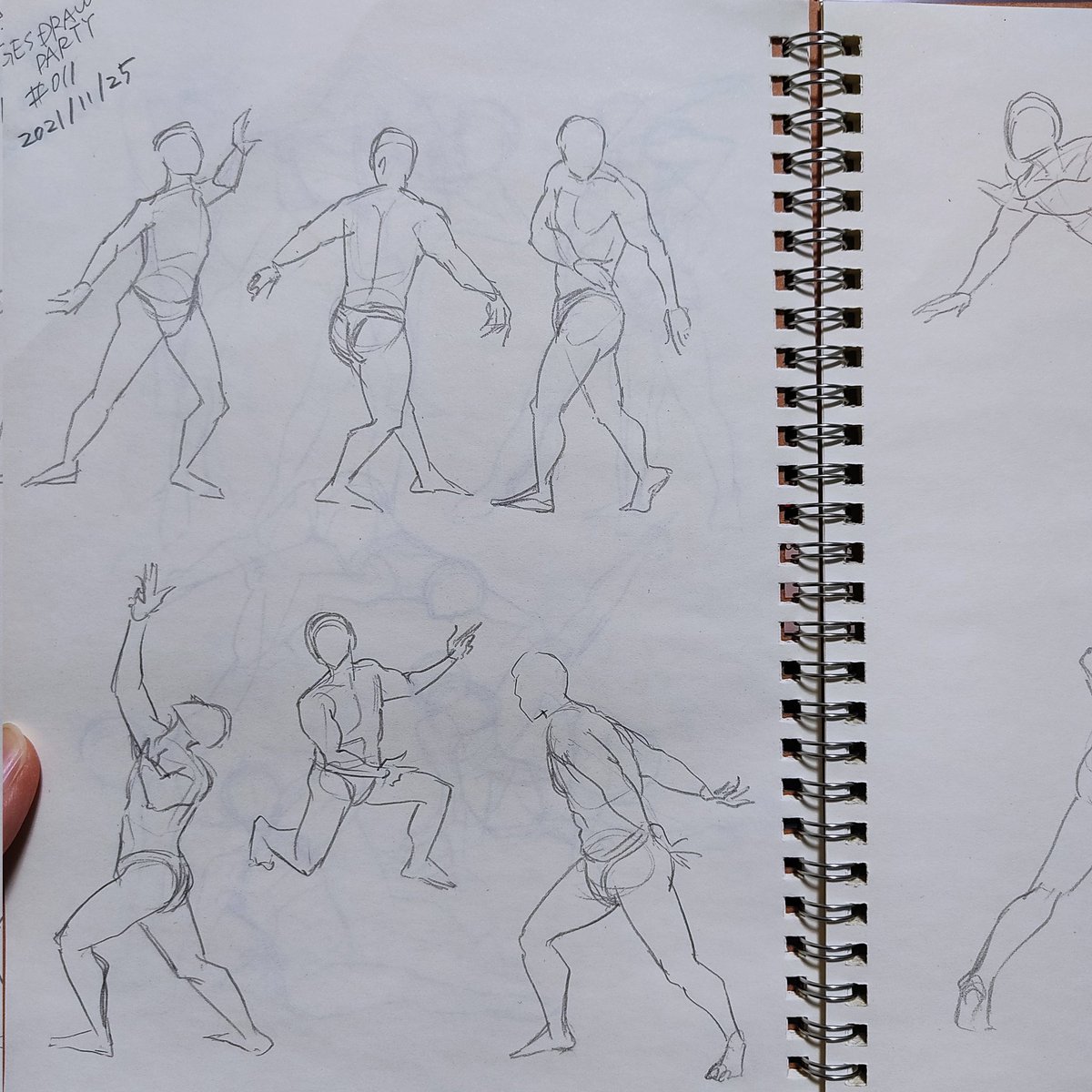 最近仕事初めの数十分の時間にGESDRAW PARTYの動画を見ながらジェスドロ練習してます。 https://t.co/PxPUu9QHrF