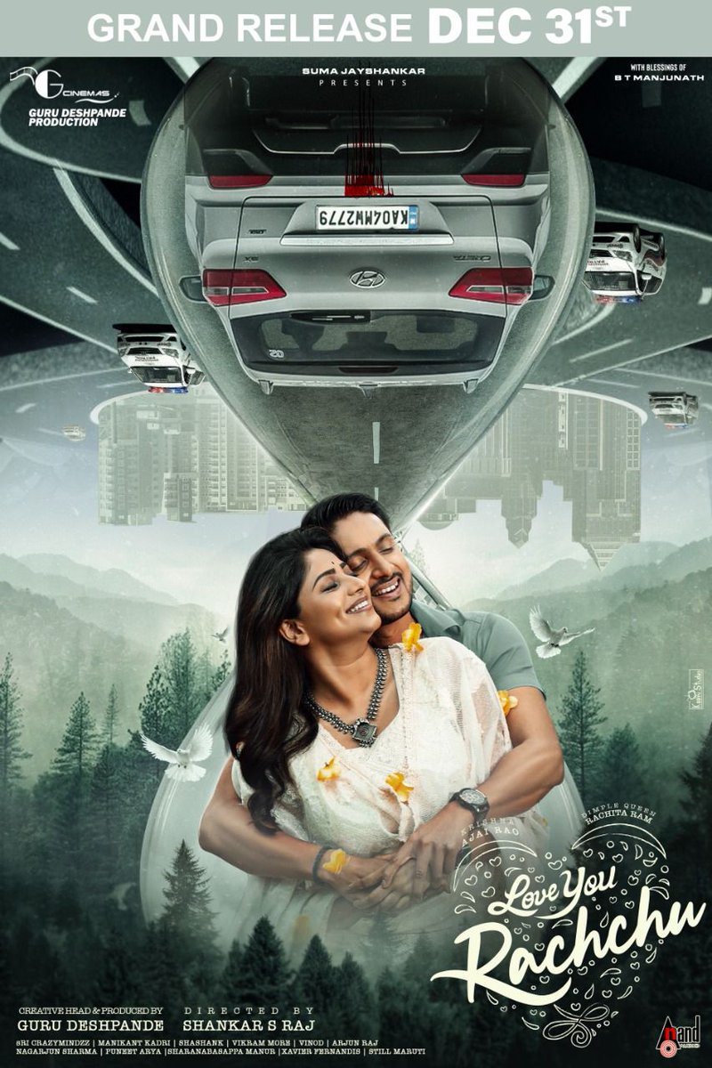 #AjayRao, #RachitaRam Starrer #LoveYouRachchu Grand Release on December 31st 💥💥
 
filmibeat.com/kannada/movies…

@AjaiRao @RachitaRamDQ @Gurudeshpande36