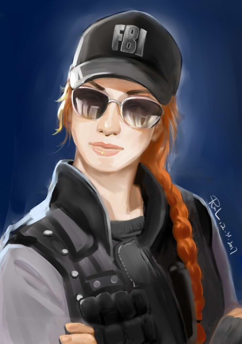 The FBI's top agent in the field. At least she likes to think so. She's up there, though.

🔸️18+ Indie portrayal of Ash from R6S.
🔸️Sub-lean, near limitless.
🔸️DMs open
🔸️No art on the profile is mine.
🔸️#mvrp #nsfwrp #sexrp #limitlessrp