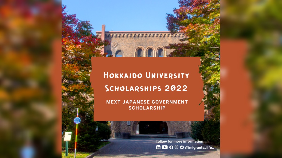 ImigrantsLife's tweet photo. #hokkaidouniversity #scholarship #fullyfunded 
link :https://t.co/Yb9ScgM8YD
follow @ImigrantsLife for more. 
#OURZONECONMAMAYANA #BEFIRST_Gifted_10M
#ShowtimeMagpasikat2021 #AEWRampage https://t.co/x0xxUOaPfq