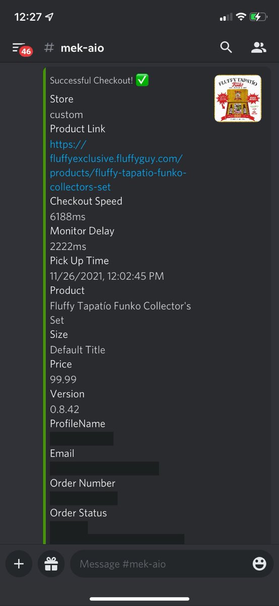 800 Stock but wanted two and got two. Thank you <a href="/MEKRobotics/">MEKAIO</a> and <a href="/BartProxies/">Bart Proxies</a> for the best proxies, thank you <a href="/MechSupply/">Mech Supply</a> for the OC gmails.