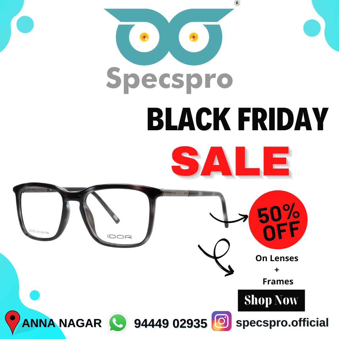 specspro_off's tweet photo. "Your eyes are so beutiful they have to be kept behind glass, like a showcase."
#Specspro #SpecsproEyewear #Specsproannanagar #LiveinSpecspro #onlineshopping #offeronglass #deals #discounts #eyeglasses #sunglasses #blackfriday #blackfridaysale #sale #fashion #blackfridaydeals2021 https://t.co/zfTlWvpaU9