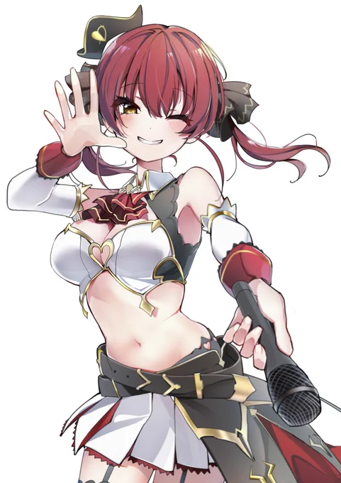 いんたらくとふぁんたじあキービジュアル衣装船長 #マリンのお宝 