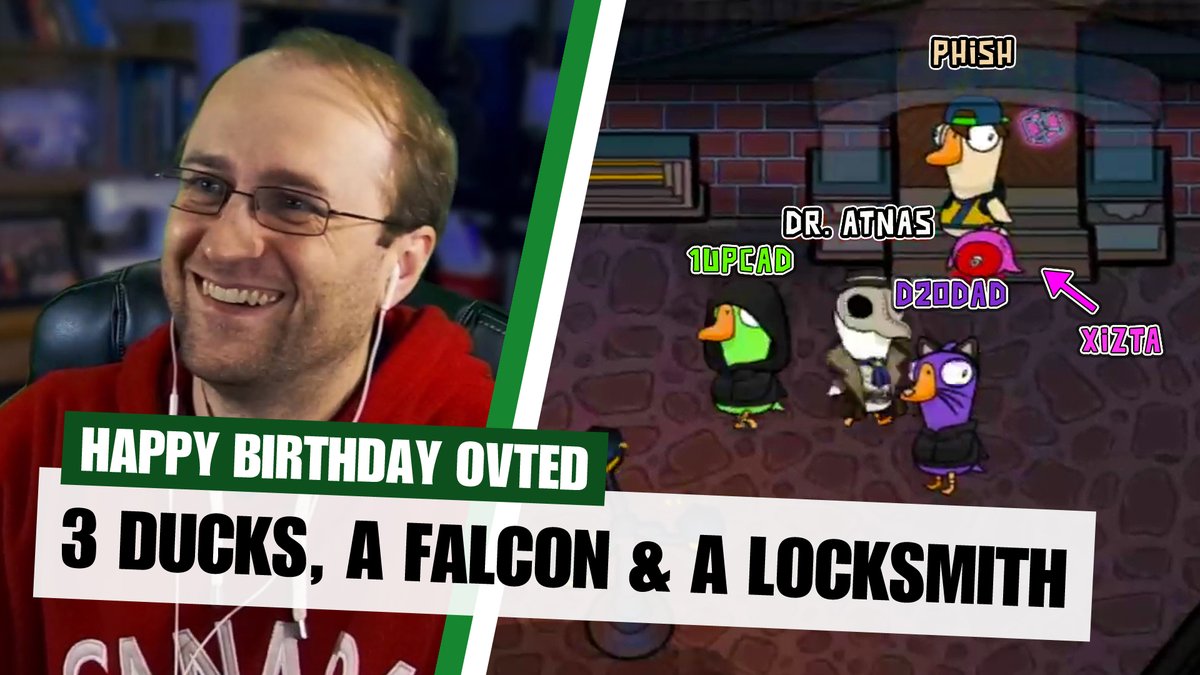 1upCAD's tweet photo. New video on YouTube!

3 Ducks, a Falcon &amp; a Locksmith | Happy Birthday Ovted

https://t.co/OpOBuz9NIy

Also, go download Goose Goose Duck on Steam and mobile. It's FREE!

#1upCAD #Casual #ContentCreators #YouTube #GooseGooseDuck #friends #Geese #Ducks
@ggd_game https://t.co/yvixF958cG