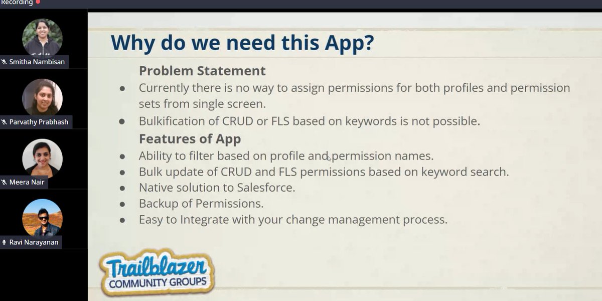 Excited to learn!

<a href="/TrivandrumSFdug/">Trivandrum Salesforce Developer Group</a> 
<a href="/ravi0389/">Ravi Narayanan</a>