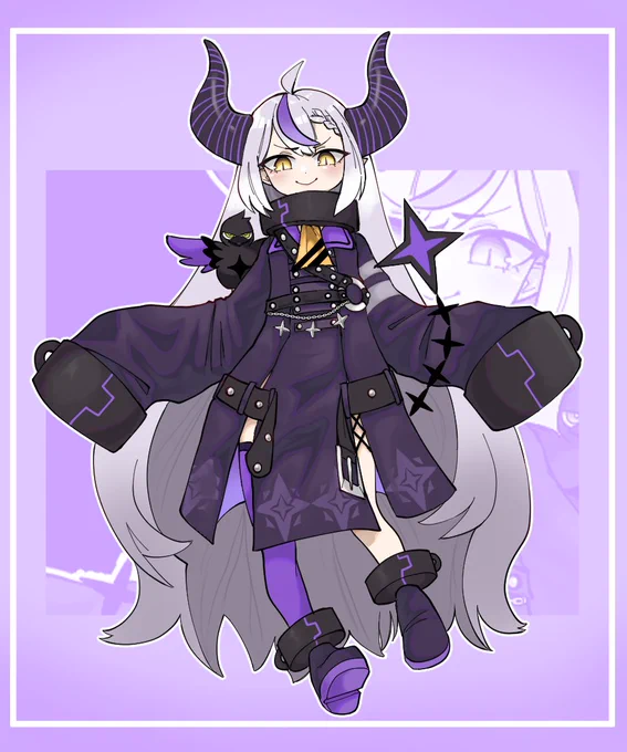 [#Laplus_Artdesu] YES MY DARK!!! 
