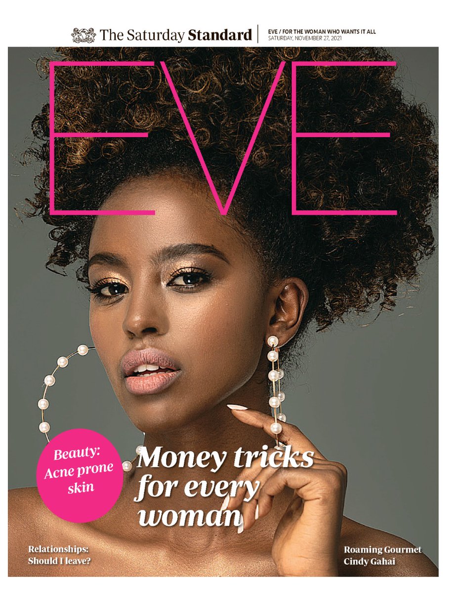 EveWomanKenya's tweet photo. Grab your free copy of the new #Eve in the Saturday Standard!
 
You can also get your e-paper version at https://t.co/9UHkeOVXZf

 or

Visit https://t.co/UBJ0OLL6rh for these and more stories.
.
#evemagazine https://t.co/8fEyCx8BdR