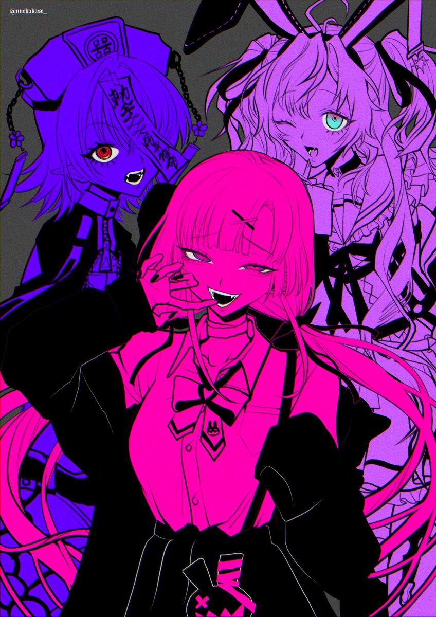 「#RTしたVtuberを描く フォロワーのVtuberさんから3名様選んで描かせ」|☪️ 鵺 博士 ✝️のイラスト