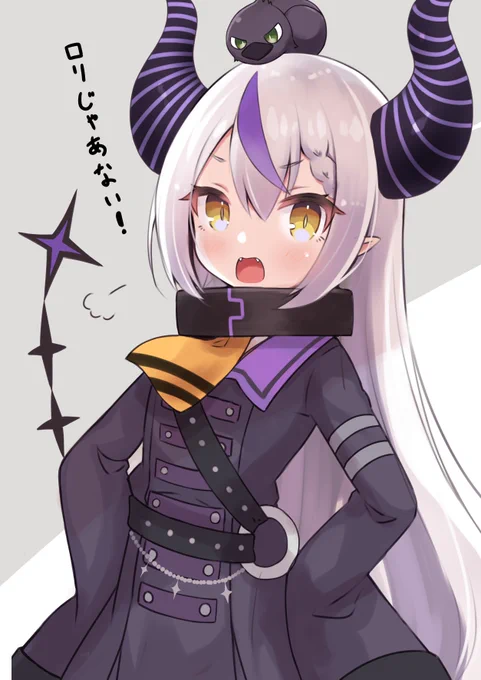 性癖に角が刺さりました  #Laplus_Artdesu 