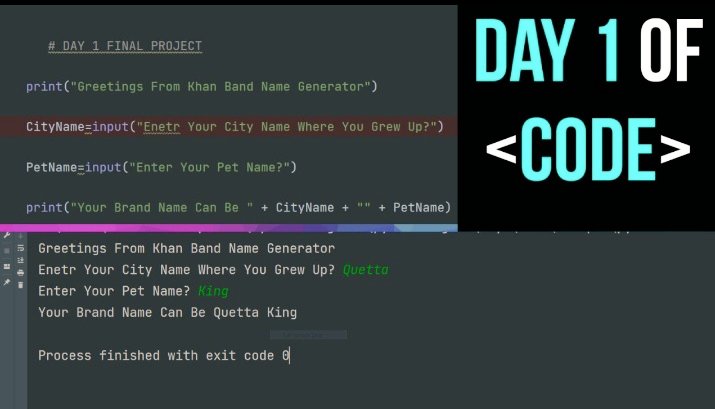 MImrAnK786's tweet image. Officially Completed Day 1 of 😊 #100DaysOfCode #Day1ofcode #MImrAnK #Python #Code