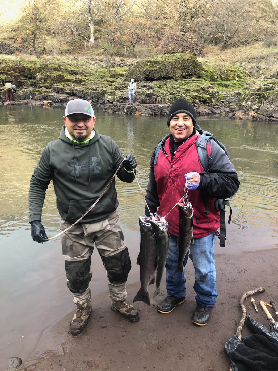 Chawk29's tweet image. The Black Friday bite was 🔥 🔥 🎣🎣🎣#BobberDown#Klickitat