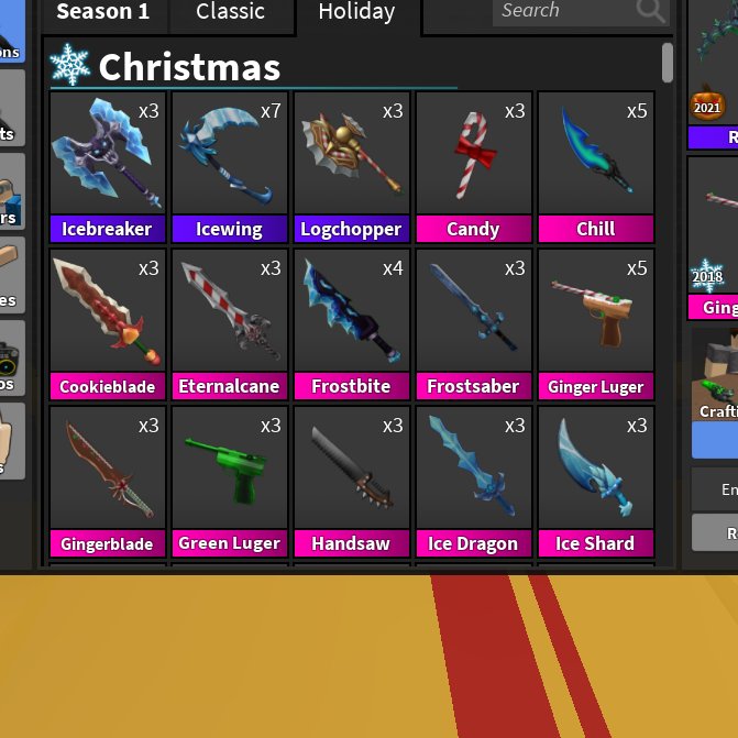 1traymity's tweet photo. Your choice MM2 christmas godly/ancient! 

Rules: Follow me, retweet, and comment done! 

Ends: Not sure

Flop = delete 

#Mm2trades #mm2trading #mm2trade #MM2 #mm2trading #mm2trade https://t.co/vy5jEUTA0h