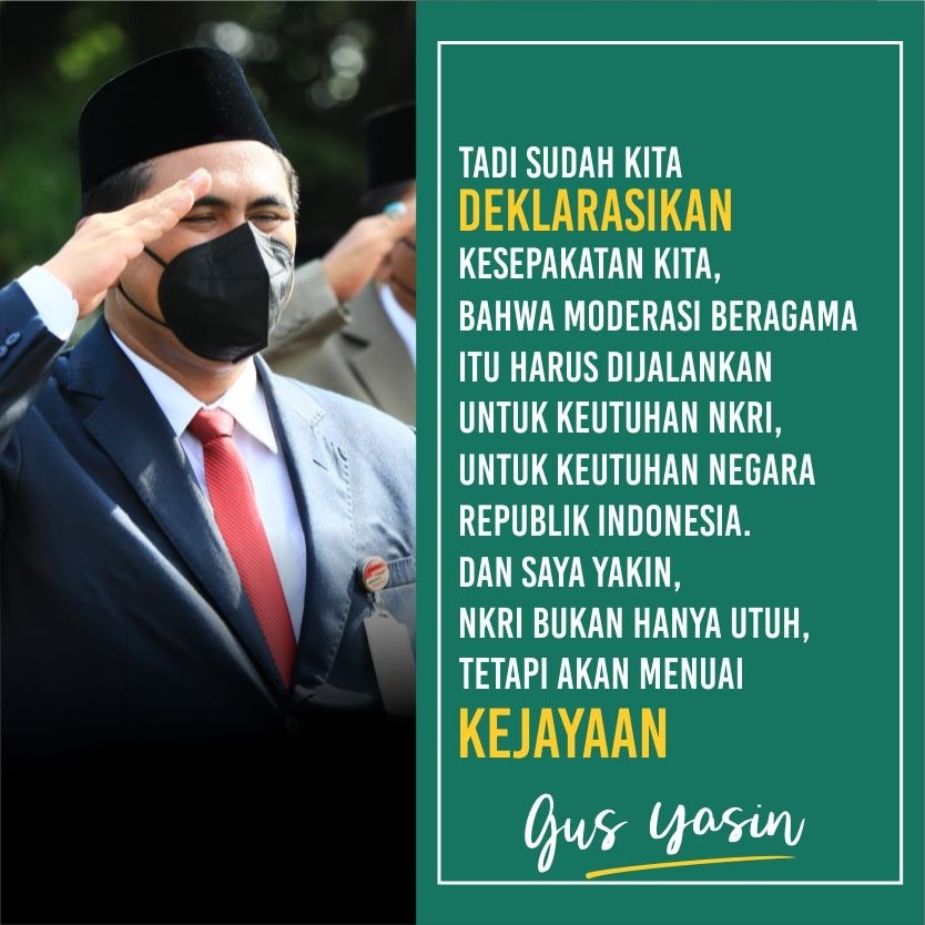 PGayeng's tweet photo. Diperlukannya moderasi beragama sebagai upaya untuk senantiasa menjaga, agar se-beragam apapun tafsir dan pemahaman terhadap agama, tetap terjaga sesuai koridor, sehingga tidak memunculkan cara beragama yang ekstrem.
#TajYasin
#WagubJateng
#SantriGayeng
#SantriGayengNusantara https://t.co/AKkLqxJ3Hl