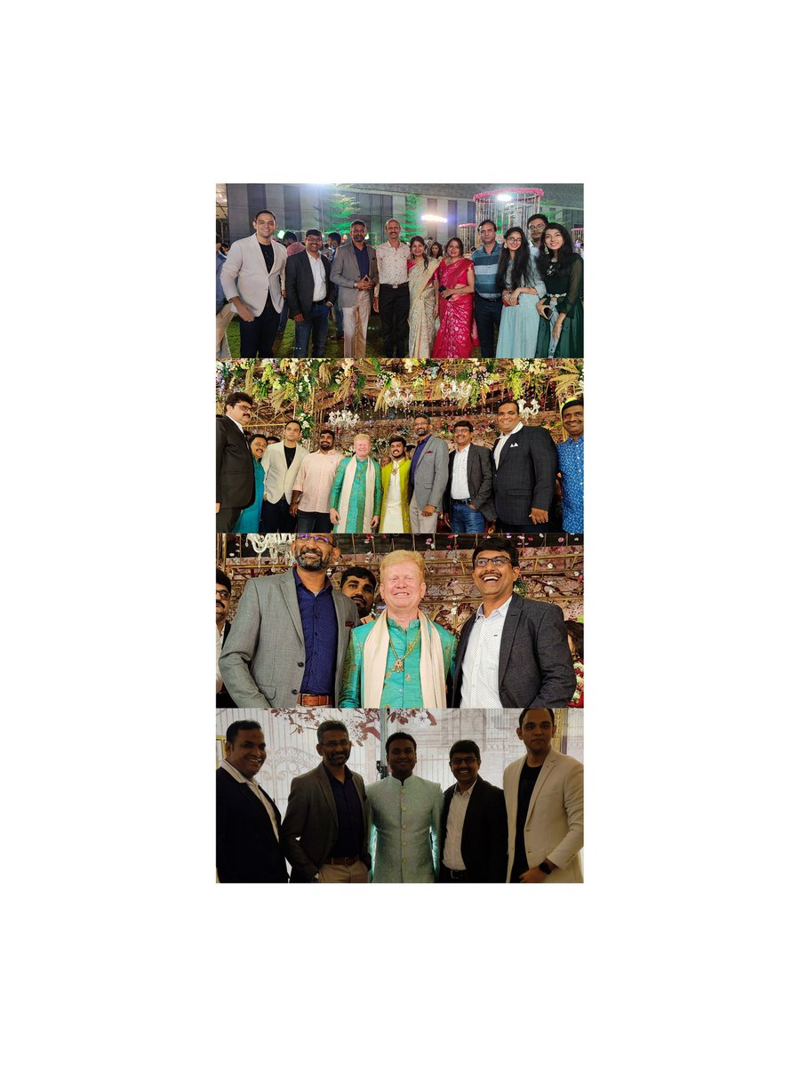 batchumalli's tweet photo. Hearty Congratulations Srinivas Nallacheru Garu for the Daughters Marriage๐๐
We all wish the Sepcial Couple a Beautiful Beginning for a Wonderful Life๐.
Thanks to all #MiPartners for the amazing hospitality, it was like a #MiCelebration & we all had a great time๐ค๐ https://t.co/WuHSYBUoYQ