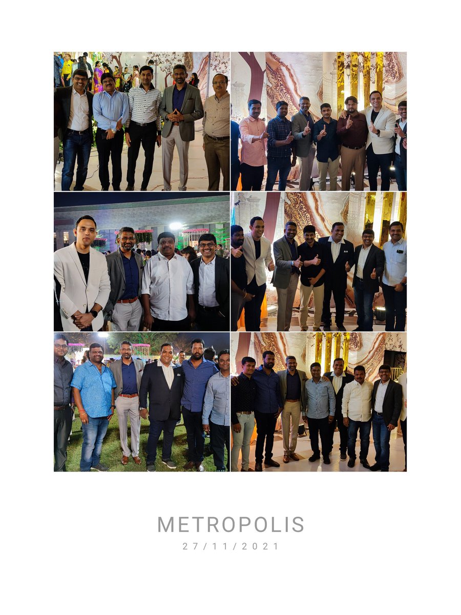 batchumalli's tweet photo. Hearty Congratulations Srinivas Nallacheru Garu for the Daughters Marriage๐๐
We all wish the Sepcial Couple a Beautiful Beginning for a Wonderful Life๐.
Thanks to all #MiPartners for the amazing hospitality, it was like a #MiCelebration & we all had a great time๐ค๐ https://t.co/WuHSYBUoYQ