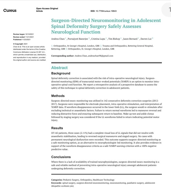 Darren F. Lui (@darren_lui) on Twitter photo <a href="/SpineResearchSG/">SGH Spine Research</a> congratulations Andrea Chan, one of our medical students who has presented her paper at International podiums & posters and has now published her manuscript <a href="/SpineResearchSG/">SGH Spine Research</a> congratulations Andrea Chan, one of our medical students who has presented her paper at International podiums & posters and has now published her manuscript