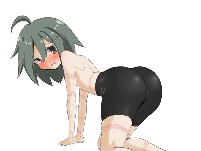 きつく縛り過ぎだよ...。 