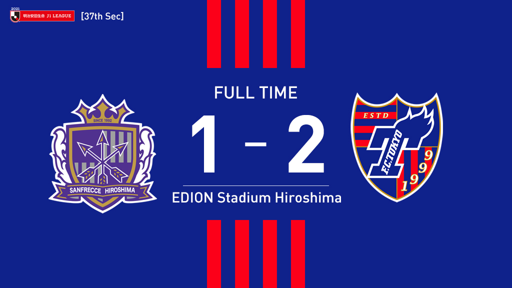 Fc東京 公式 3 6 A C大阪戦 Lifewithfctokyo Fulltime Tokyohiroshima 21明治安田生命j1リーグ第37節 サンフレッチェ広島 1 2 Fc東京 コンちゃんのj1初ゴールが決勝点 苦しい状況で逆転勝利を掴み獲りました