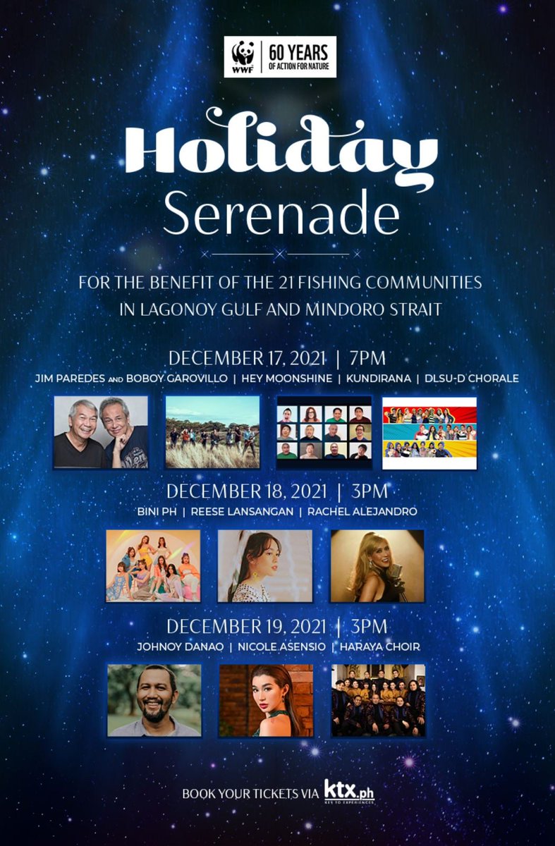 dlsud_chorale's tweet photo. Holiday season is coming! 🎄✨

Catch us on December 17, 2021 in WWF-Philippines' HOLIDAY SERENADE as we prepare fun performances for you to enjoy this concert for a cause. The concert extends on December 18-19, 2021 to witness a lot more artists.... https://t.co/WLrTGFK1xf