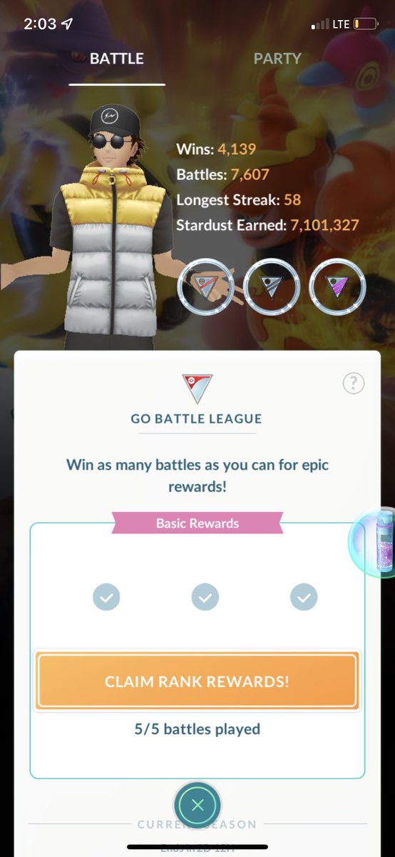 I haven’t GBLed in a while but I am glad that I did. The old legend is the new legend again! #gobattleleague #pvp #PokemonGO