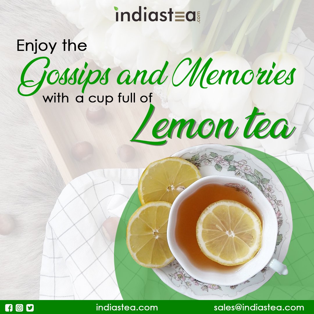 Now enjoy your weekend of this winter season with our refreshing lemon tea. Visit: indiastea.com #tea #teatime #coffee #tealover #tealovers #chai #love #food #greentea #teaaddict #foodie #blacktea #cafe #instagood #foodporn #healthy #organic #teacup #tealife