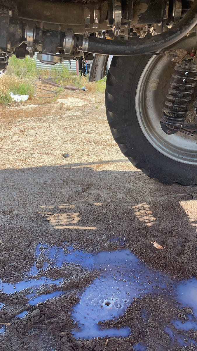 Went grab gps info out of sprayer and bugger me it’s developed a leak while not being used first break down ever without being used