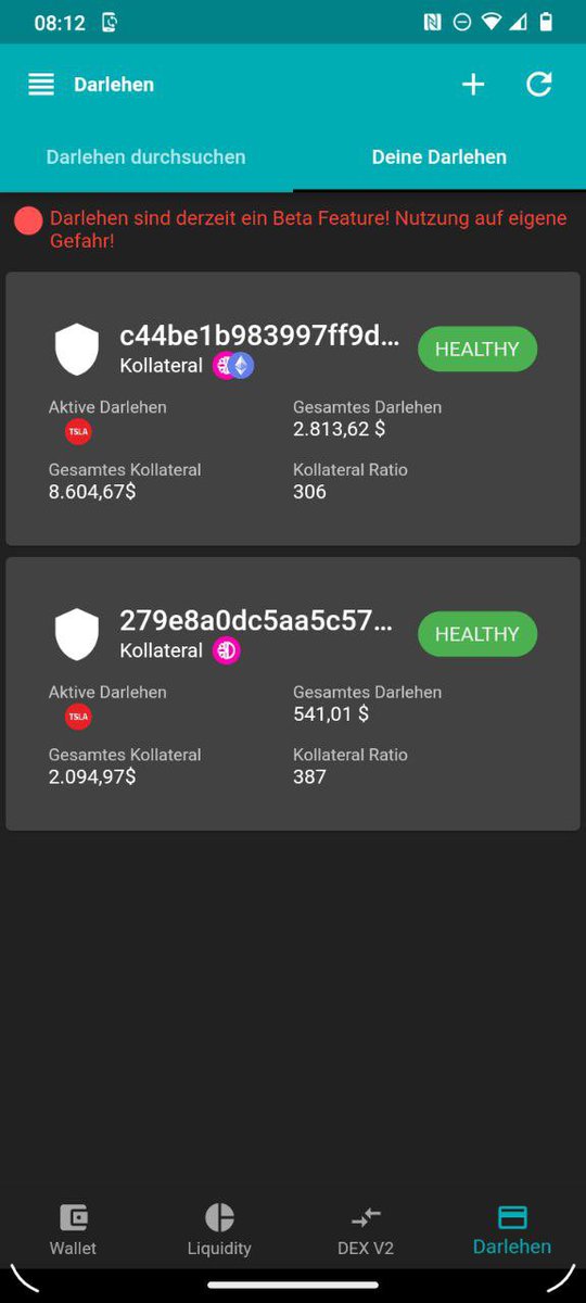 saiivelive's tweet image. The new saiive.live @defichain wallet version with stock &amp;amp; loans is available for android. Other Versions will follow asap... play.google.com/store/apps/det… @uzyn @DanielZirkel @lordmarkcrypto