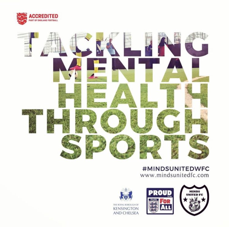 Minds United FC our number 1 aim is 'Tackling Mental Health through Sports. Exercise can really help with anxiety and depression by releasing endorphins as well as adrenaline, serotonin, and dopamine. These chemicals work to help you feel good
@grenfellnhs @cnwlnhs  @london_fa