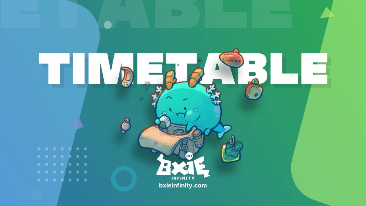Brixel War (@brixelwar) on Twitter photo Dear community,
Below is our Q4 timetable for your reference, please have a look:
👉 bxie.substack.com/p/bxies-q4-tim…
TG: t.me/BxieInfinity
#PlayToEarn #play2earn #GameFi #NFTGame Dear community,
Below is our Q4 timetable for your reference, please have a look:
👉 bxie.substack.com/p/bxies-q4-tim…
TG: t.me/BxieInfinity
#PlayToEarn #play2earn #GameFi #NFTGame
