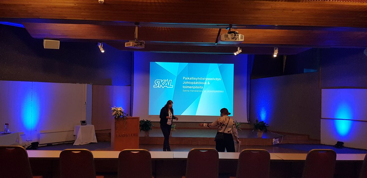 SKALry's tweet photo. Getting ready. Kohta alkaa #SKALForum, koolla n. 120 #kuljetusala'n vaikuttajaa, luvassa puheenvuoroja mm. kaupunginhallituksen puheenjohtaja @JaakkoSelin @JKLn_kaupunki ja ministeri @MikaLintila @TEM_uutiset  stay tuned 😉 https://t.co/bOpmY8vlCQ