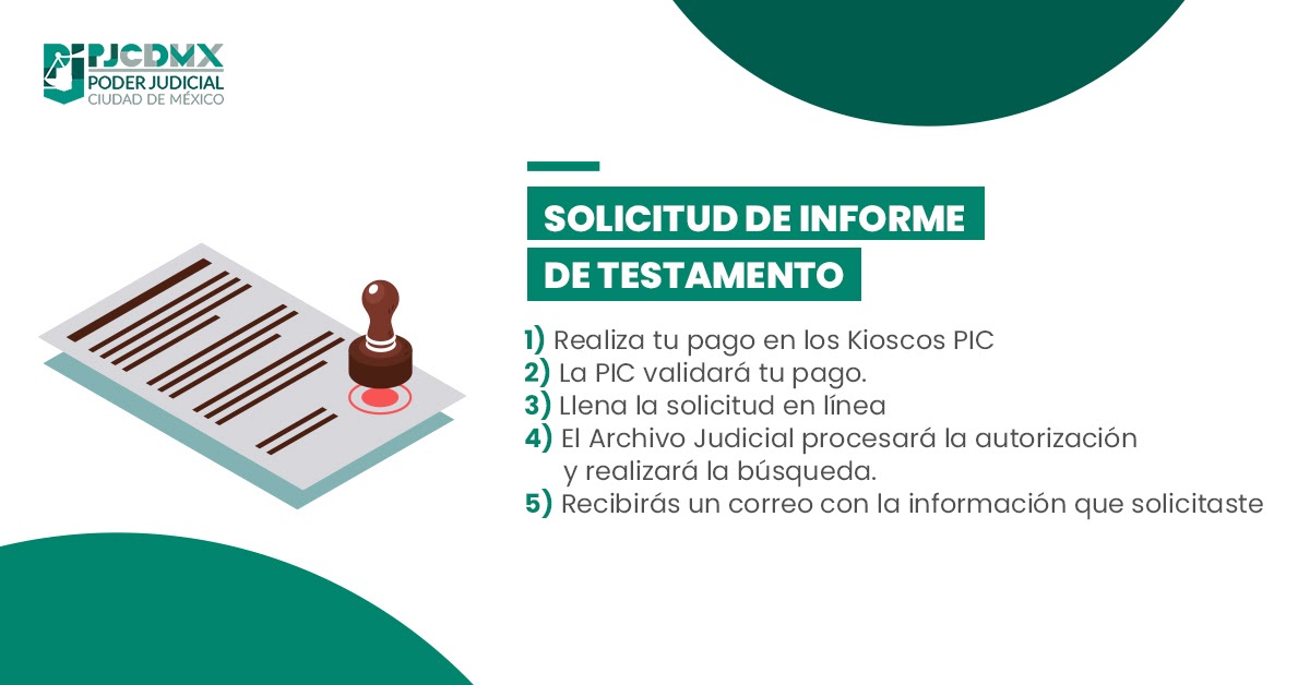 PJCDMX's tweet photo. Recuerda que las notarías pueden realizar en línea las solicitudes de informes de testamento. Entra aquí: https://t.co/XYUnjh5llL https://t.co/23Xqlg4TKb
