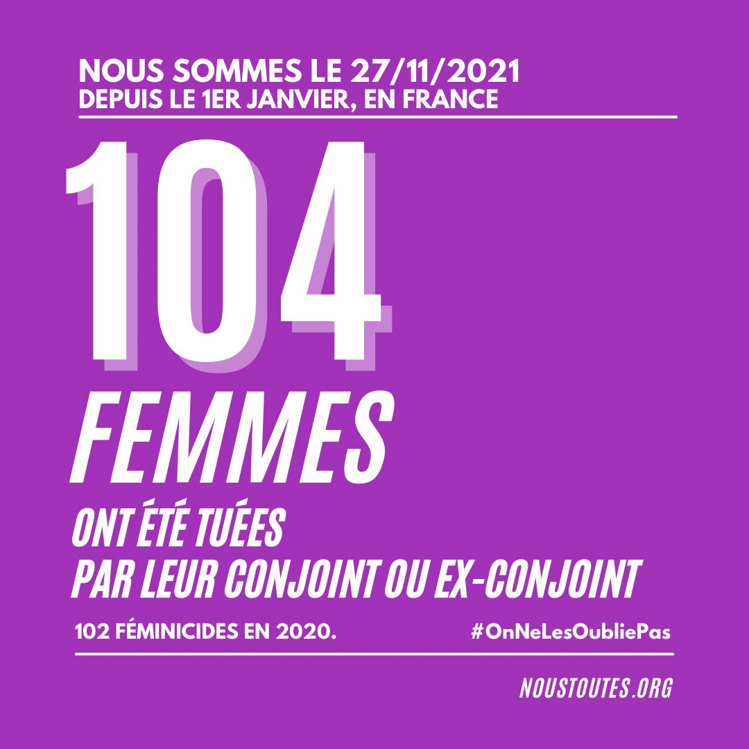 Hier à Epinay-sur-Seine (93), une femme a été poignardée à mort par son ex à son domicile devant les enfants. Elle avait un Téléphone Grave Danger.

C’est le 104e féminicide de l’année. 

<a href="/EmmanuelMacron/">Emmanuel Macron</a> l’homme avait une permission de sortie.

<a href="/feminicidesfr/">Féminicides Par Compagnons ou Ex</a> 
#OnNeLesOubliePas