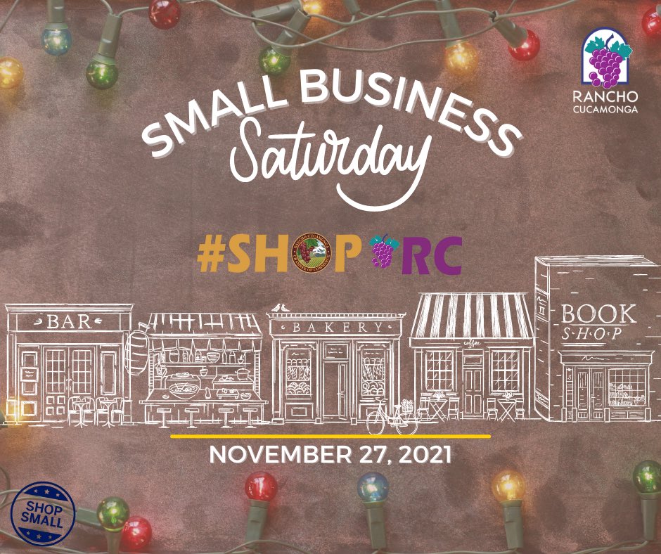CityOfRC's tweet photo. Saturday, November 27th is #SmallBusinessSaturday! This day, and throughout the holiday season let’s #shopsmall, let’s #ShopRC! https://t.co/ewOI0nIjb8