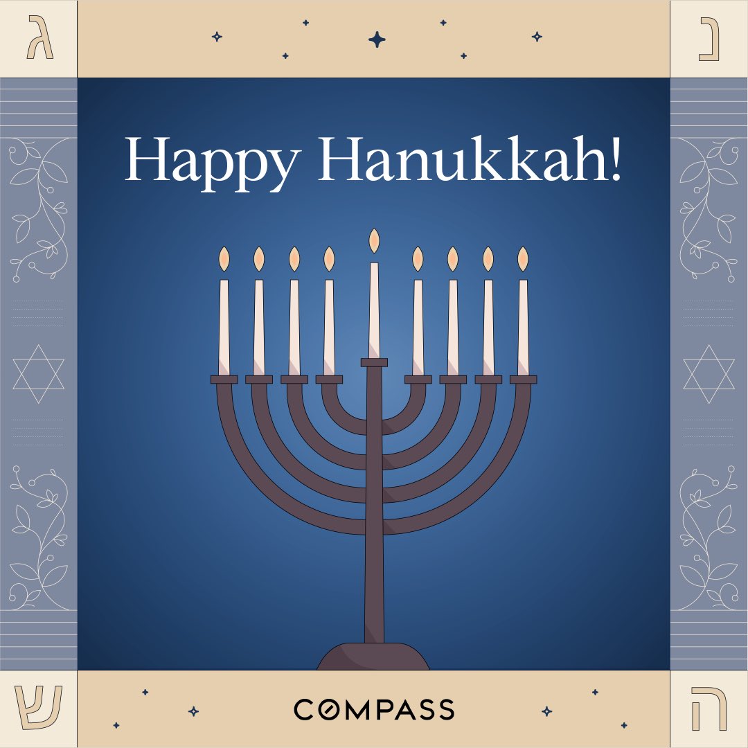 NancyJgrossman's tweet image. Happy Hanukkah! Keep your light shining bright year round.
#TheCompassDifference 
#MainLineFineHomes
#AgentsofCompass 
#CompassEverywhere
#CompassGreaterPhilly