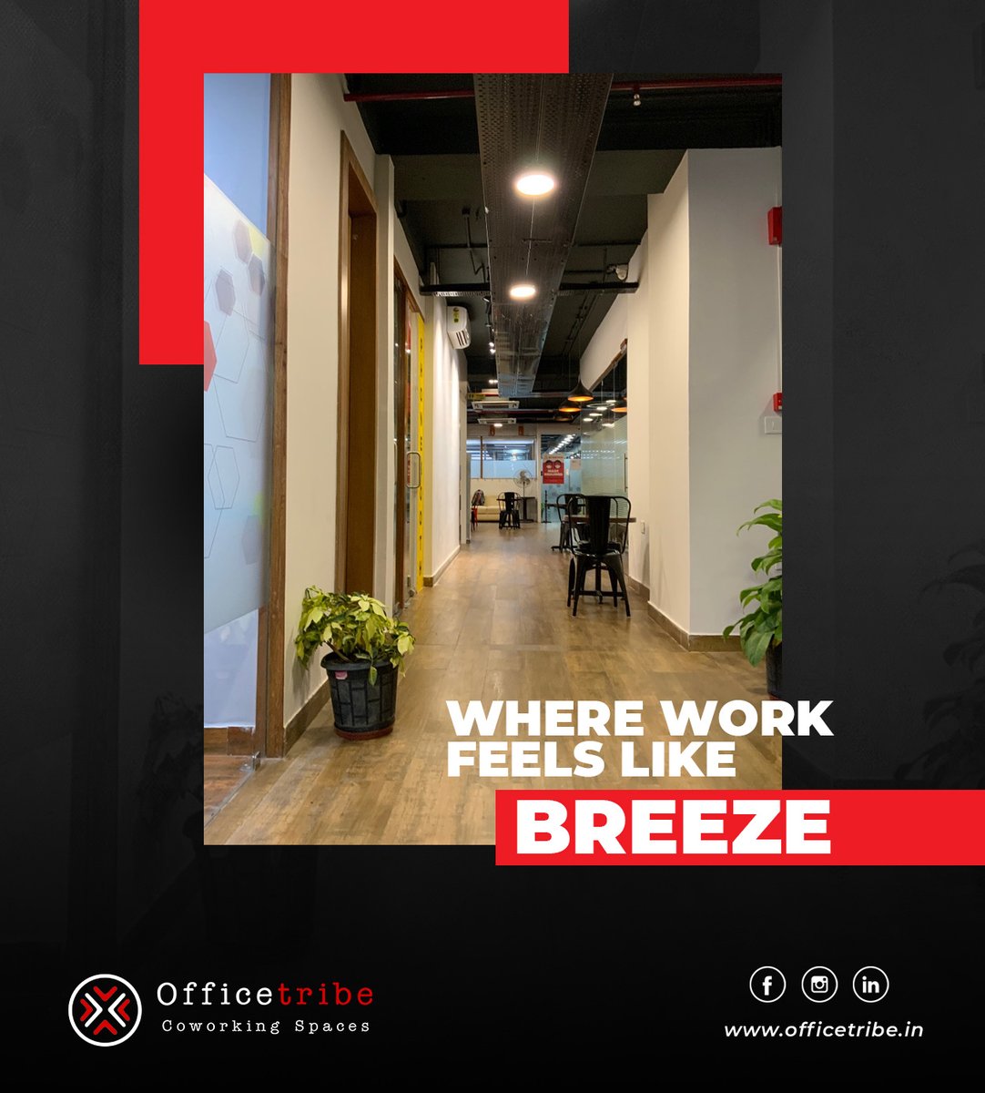 Officetribe_Co's tweet photo. Fully managed modern and vibrant space waiting for you! To enjoy 1 Day Free Trial call us at 9903920188.
#coworking #cowork #coworkingspace #officespace #workspace #sharedofficespace #coworkingcommunity #office #corporate #freelancer #entrepreneur #startup #smallbusiness #busines https://t.co/cdnMAWW15J