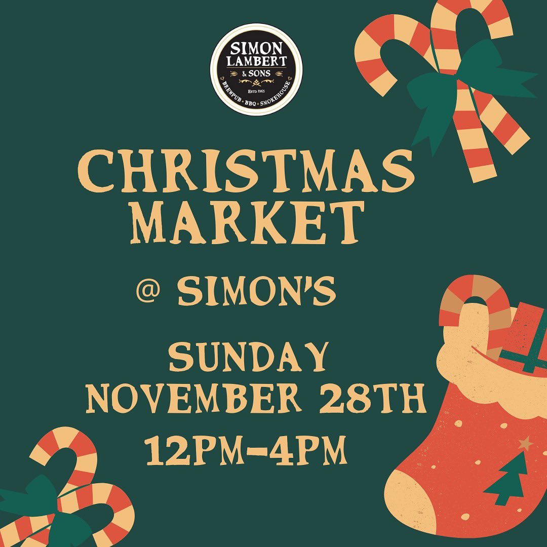 🎄Our Christmas Market will take place tomorrow from 12pm-4pm. There will be stalls from lots of local businesses at the event. 
The market will be held in our outdoor beer garden. 
We will be selling mince pies with all proceeds going to <a href="/wexpeoplehelp/">wexpeoplehelpingpeople</a>